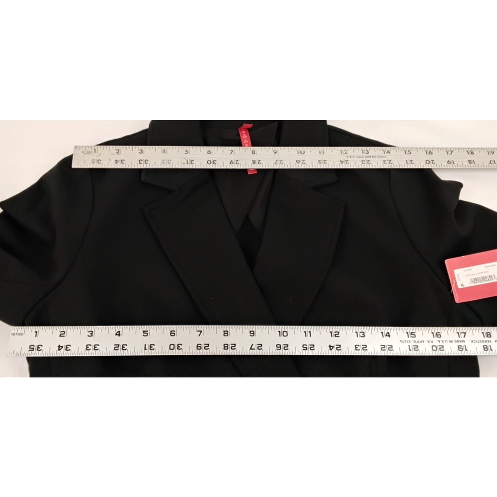 Spanx Perfect Asym Tailored Blazer Black Women's Small NWT #Z5242 - Picture 14 of 16